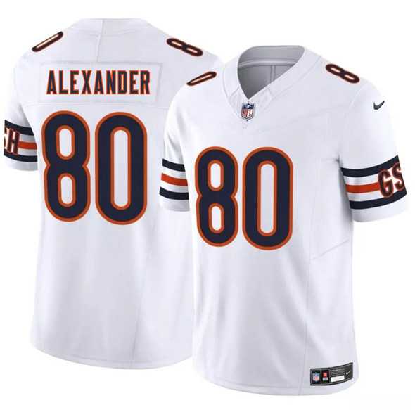 Men & Women & Youth Chicago Bears #80 Maurice Alexander White 2025 F.U.S.E. Vapor Stitched Jersey->chicago bears->NFL Jersey